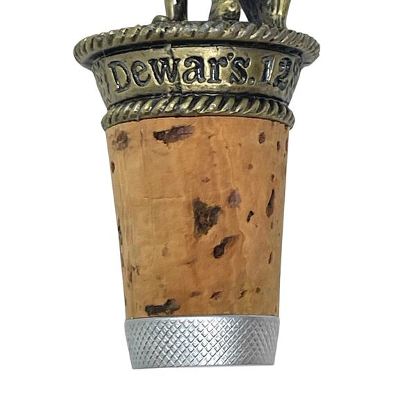 Dewar’s 12 Vintage Pewter Bottle Stopper Scottish Highlander Figurine Barware - Picture 6 of 10